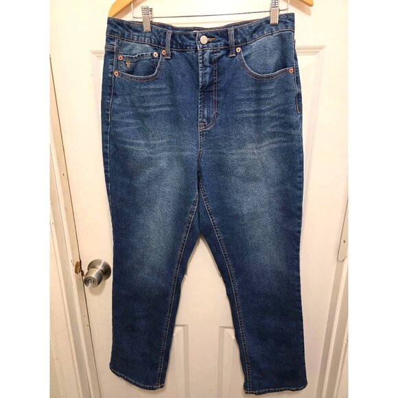 Frye Women's Mid-Rise Straight-Leg Denim Jeans Classic Blue Wash Size 10/30 - Picture 6 of 11